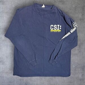 CSI Las‎ Vegas navy long sleeve shirt large